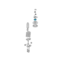 OEM 2007 Hyundai Accent Bearing-Strut Diagram - 54612-2C000