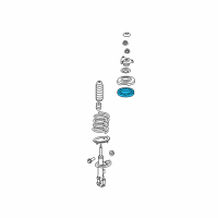 OEM Hyundai Elantra Front Spring Pad, Upper Diagram - 54634-2H200