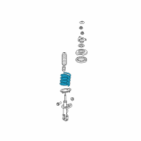 OEM 2011 Hyundai Elantra Spring-Front Diagram - 54630-2L241