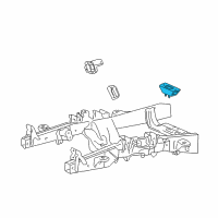 OEM 1999 Lincoln Navigator Rear Mount Diagram - F75Z-6068-LA