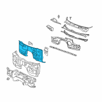 OEM 2005 Chrysler 300 None-Dash Diagram - 5065358AC