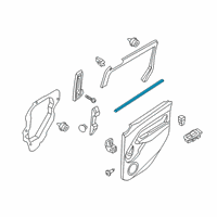 OEM Ford Transit Connect Belt Weatherstrip Diagram - DT1Z-6125860-A