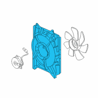 OEM Honda Civic Shroud Diagram - 38615-RX0-A01