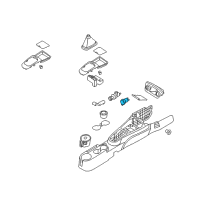 OEM Kia Accessory Socket Assembly Diagram - 951201G110