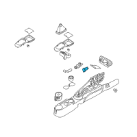 OEM 2011 Kia Rio Accessory Socket Assembly Diagram - 951201G110