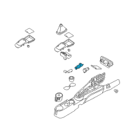 OEM Kia Cigar Lighter Socket Assembly Diagram - 951201G040