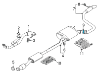 OEM Kia Carnival Gasket Diagram - 28751A9200