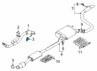 OEM Kia Carnival Hanger Diagram - 28780L6000