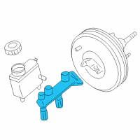 OEM Lincoln Navigator Booster Assembly Diagram - 2L1Z-2005-BB