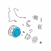 OEM 2005 BMW X5 Rear Brake Disc Diagram - 34-21-6-859-678