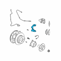 OEM 2005 BMW X5 Calliper Carrier Diagram - 34-21-6-768-438