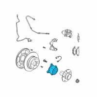 OEM 2006 BMW X5 Angular-Contact Ball Bearing Unit Diagram - 33-41-6-764-180