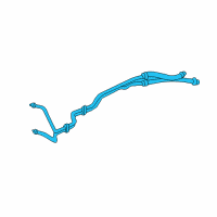 OEM 2007 Jeep Grand Cherokee Hose-Oil Cooler Pressure And Ret Diagram - 55038177AE