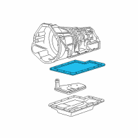 OEM 2009 Ford E-350 Super Duty Pan Gasket Diagram - F6TZ-7A191-A