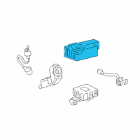 OEM Toyota Highlander Control Module Diagram - 89780-48040
