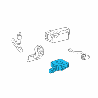 OEM Toyota Highlander Control Module Diagram - 89730-48050