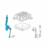 OEM 2021 Cadillac XT6 Front Sensor Diagram - 84365778