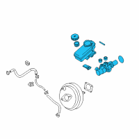 OEM 2009 Infiniti FX50 Cylinder Assy-Brake Master Diagram - D6010-JK01C