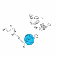 OEM Infiniti QX70 Booster Assy-Brake Diagram - D7210-1CY0B