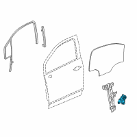 OEM Buick Encore Window Motor Diagram - 42693261