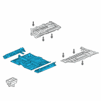 OEM 2014 Honda Civic Floor, FR. Diagram - 65100-TR3-A50ZZ