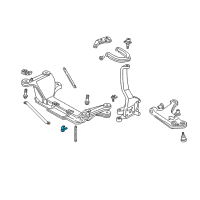 OEM 1998 Pontiac Firebird Bolt/Screw-Front Lower Control Arm Diagram - 10229835