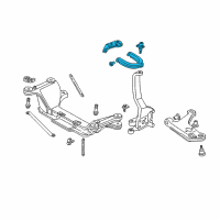 OEM 2000 Chevrolet Camaro Front Upper Control Arm Assembly (Lh) Diagram - 22204672