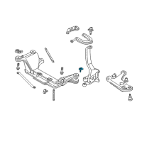 OEM 1997 Chevrolet Camaro Engine Cradle Bolt Diagram - 10164163