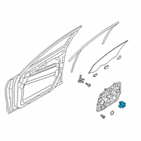 OEM 2020 Kia K900 Motor Assembly-Front Pow Diagram - 82450J6000