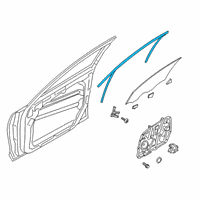 OEM 2020 Kia K900 Run Assembly-Fr Dr WDO G Diagram - 82530J6000