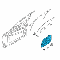 OEM 2019 Kia K900 Panel Assembly-Front Dr Diagram - 82481J6000