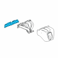 OEM 2018 Buick Envision Manifold Gasket Diagram - 12659927