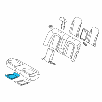 OEM 2012 Kia Optima Heater-Rear Seat Cushion Diagram - 891902T020