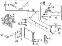 OEM Kia K5 Clamp-Hose Diagram - 25331K0430