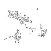 OEM Kia Niro BUSHING-CROSSMEMBER Diagram - 62485F2100