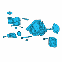 OEM 2019 Chevrolet Malibu Master Cylinder Assembly Diagram - 84402438