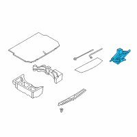 OEM Nissan Jack Complete Diagram - 99550-5N76C