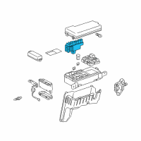 OEM 2000 Lexus RX300 Block Assy, Fusible Link Diagram - 82620-48020