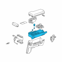 OEM 1999 Lexus RX300 Block Assembly, Engine Room Diagram - 82720-48010