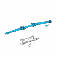 OEM 2018 Jeep Cherokee Shaft-Drive Diagram - 52123612AG