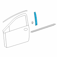 OEM Toyota Corolla iM Molding Diagram - 75756-12130