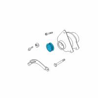 OEM Chrysler Pulley-Alternator Diagram - MD619082