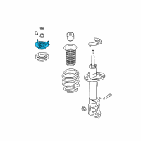 OEM 2018 Ford EcoSport Strut Mount Diagram - AY1Z-3A197-B