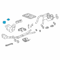 OEM Chevrolet Converter & Pipe Gasket Diagram - 15272179