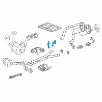 OEM Cadillac XLR Hanger Asm-Exhaust Pipe Rear Diagram - 15784473