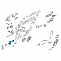 OEM Kia Checker Assembly-Rear Door Diagram - 794803T000