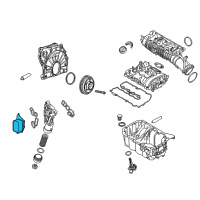 OEM 2019 BMW i8 Heat Exchanger Oil Cooler Diagram - 11-42-8-585-236