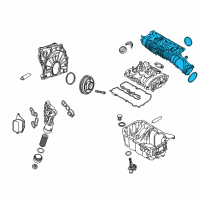 OEM 2019 BMW X2 Intake Manifold System Diagram - 11-61-7-617-500