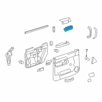 OEM Chevrolet Traverse Window Switch Diagram - 20835554