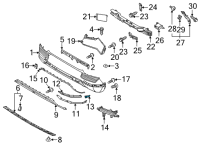 OEM Hyundai Ioniq 5 LAMP ASSY-REAR R/REFL, LH Diagram - 924A1-GI000